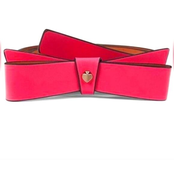 Kate Spade Bow Belt- Pink main image 3